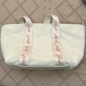 Pink tote bag